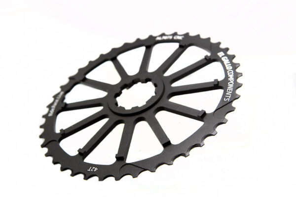 PLATO SPROKE 42 DIENTES NEGRO - Imagen 3