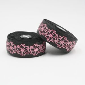 CINTA MANUBRIO SNOW NEGRO/ROSA