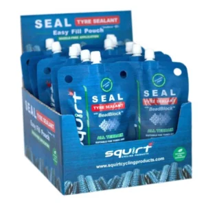Squirt Seal Tyre Sealant - with BeadBlock Pouch 120ml - Counter Display Box